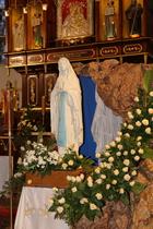 Pożegnanie figury Matki Bożej z Lourdes