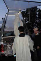 Pożegnanie figury Matki Bożej z Lourdes