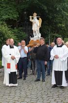 Pożegniania Figury św. Michała Archanioła z cudownej groty objawień na Górze Gargano