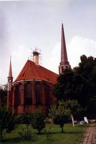 Remont małych wieżyczek kościoła od strony południowej