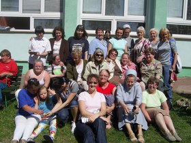 Wspólnotowa wizyta w Domu Pomocy Społecznej w Gdańsku Sobieszewie prowadzonym przez Siostry Pallotynk