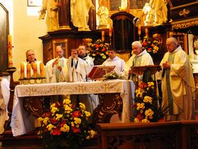 Modlitwa w intencji kapłanów  na Kalwarii Wejherowskiej 