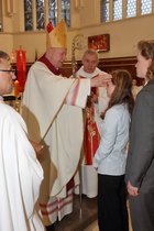 Wizytację kanoniczą parafii, bierzmowanie młodzieży