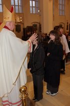 Wizytację kanoniczą parafii, bierzmowanie młodzieży