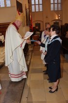 Wizytację kanoniczą parafii, bierzmowanie młodzieży
