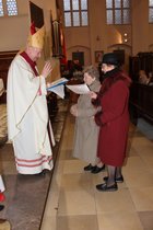 Wizytację kanoniczą parafii, bierzmowanie młodzieży
