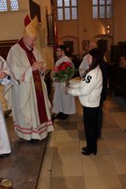 Wizytację kanoniczą parafii, bierzmowanie młodzieży