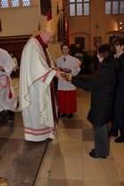 Wizytację kanoniczą parafii, bierzmowanie młodzieży