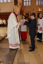 Wizytację kanoniczą parafii, bierzmowanie młodzieży